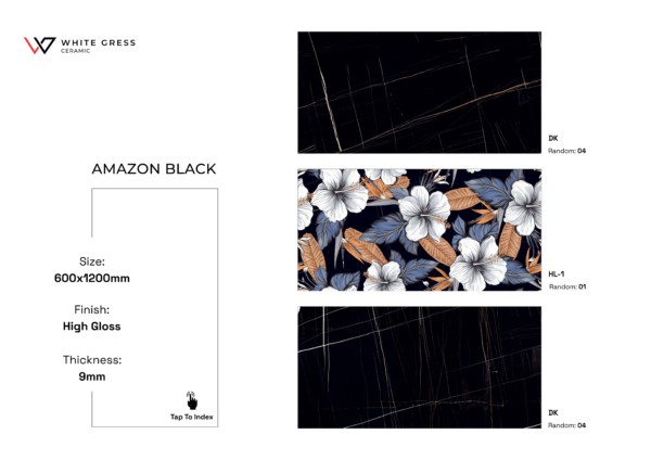 Amazon Black High Glossy Surface Tiles - Image 5