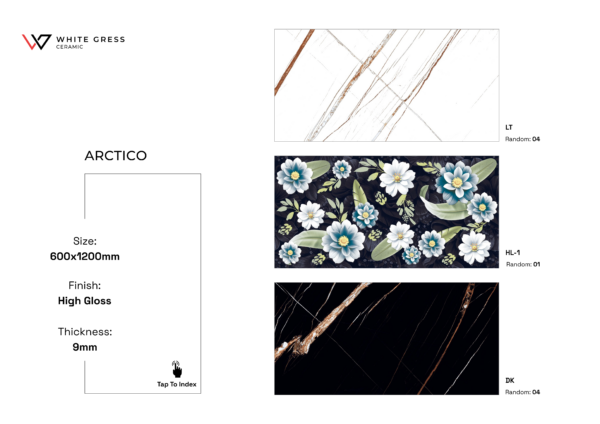Arctico High Gloss Tiles - 600x1200mm - Image 5